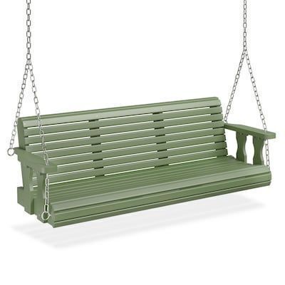 VINGLI 5 FT Heavy Duty 880 LBS Patio Wooden Porch Swing