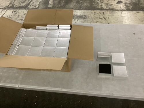 3.5" Silver Jewelry Boxes, 108 ct