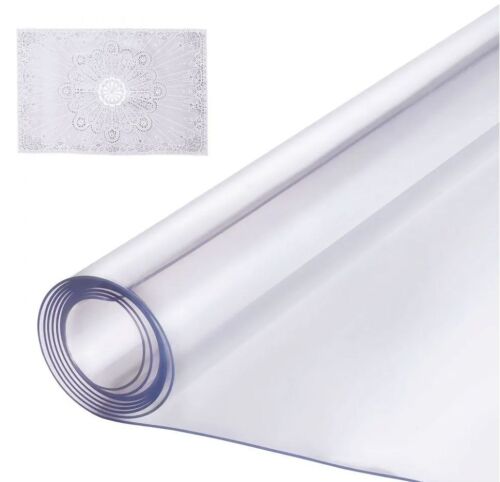 VEVOR 36 x 54 Inch 1.5 mm Thick Clear Table Protector