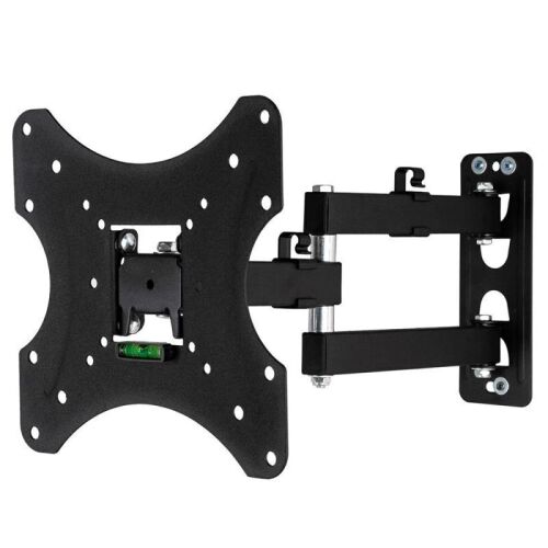 Full Motion TV Wall Mount Swivel Bracket 26 32 40 42 47 50 55Inch Tilt 12°