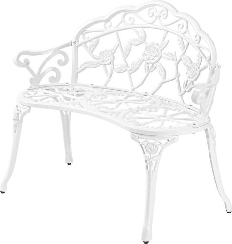 VINGLI 38.5" Metal Outdoor Bench