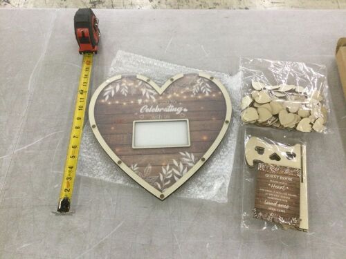 Heart Shaped Wedding Guest Book