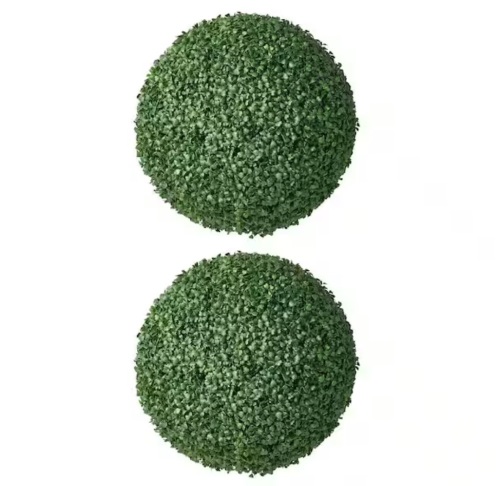 DR.Planzen Set of 2 18in Artificial Topiary Balls UV-Resistant Greenery Balls