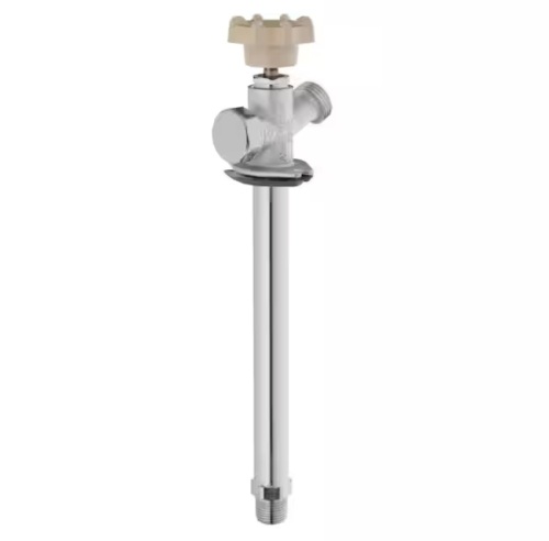 Lot of (6) Everbilt 1/2 in. MIP and 1/2 in. SWT x 3/4 in. MHT x 12 in. Brass Anti-Siphon Frost Free Sillcock Valve