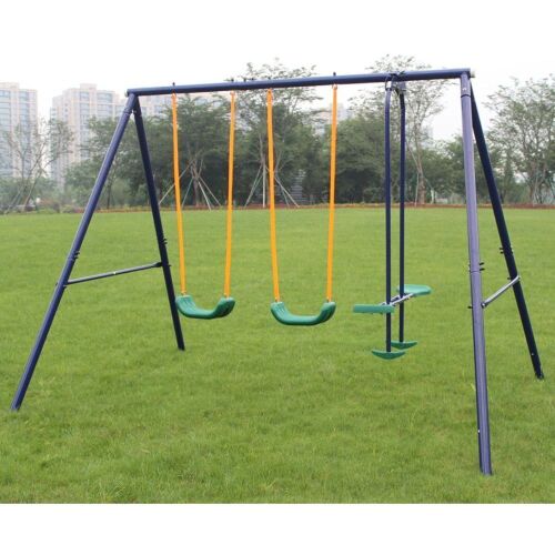 Metal Swing Set with Glider for Kids - Missing Some Hardware