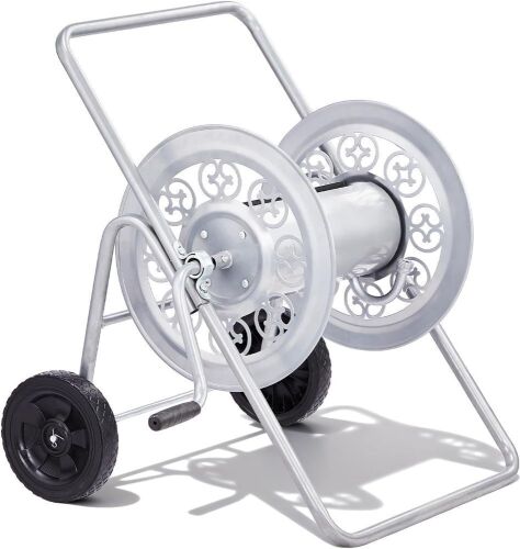 Garden Hose Reel Cart, Hold Up to 175 ft of 5/8’’ Hose