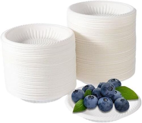 4" Mini Disposable Dessert Plates, 100ct