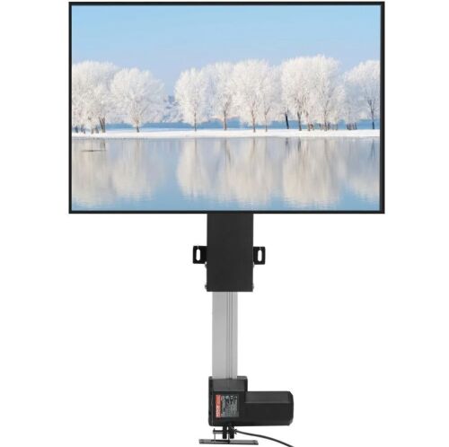 VEVOR Automated TV Elevator, 31" Stroke for Up to 60" Screens, Adjustable Height 42"-73", Remote Controlled, Supports 132 lbs