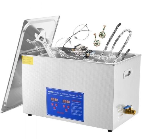 VEVOR 30L Professional Ultrasonic Cleaner with Digital Timer & Heater, 40kHz