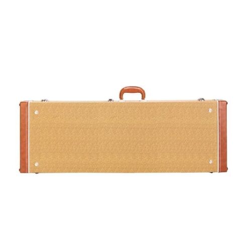 Glarry High Grade Electric Guitar Square Hard Case for GST GTL 170 SG and Burning fire Flat Yellow