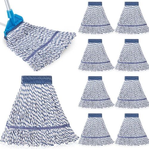 10 Pcs Commercial Mop Head Replacement, 27.6"