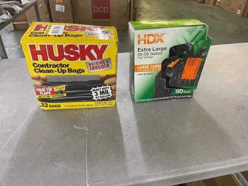 (2) Boxes of Trash Bags