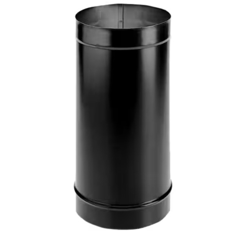 DuraVent DuraBlack Stove Pipe 6in. Diameter X 48in. Single Wall Black Stove Pipe