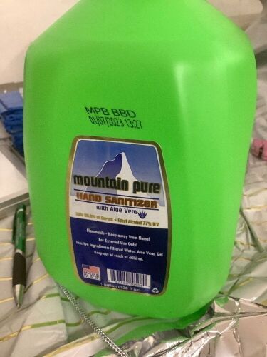 Mountain Pure Hand Sanitizer with Aloe Vera - 3 gallons