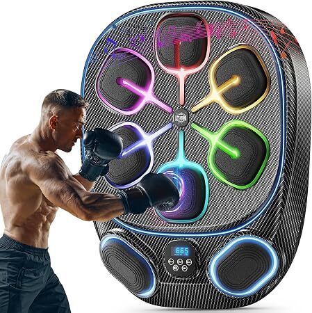 Music Boxing Training Machine for Adults Fitness Equipment Durable Dummy Punching Bag Boxing Machine - Large