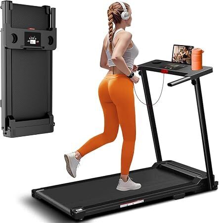 Treadmill with Handles, Portable Small Treadmills for Home and Office
