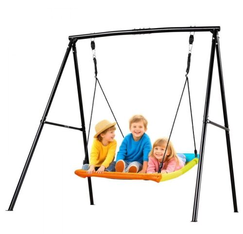 VEVOR 60 x 32 in Swing Seat with Heavy Duty A-Frame Metal Stand, 440 lbs Load Capacity