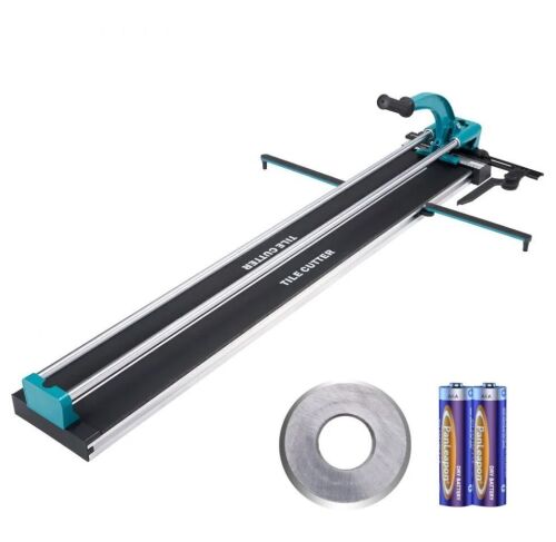 VEVOR Manual 48 inch Porcelain Ceramic Tile Cutter with Tungsten Carbide Cutting Wheel, Infrared Positioning, Anti-Skid Feet, Double Rails