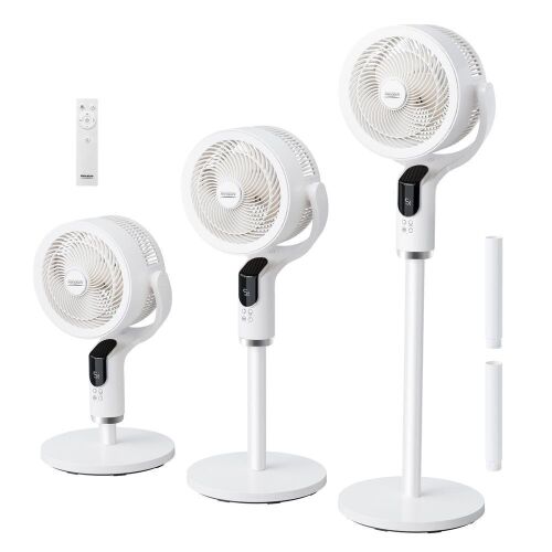 ROVSUN 43" 40W 110V Industrial Pedestal Fan White