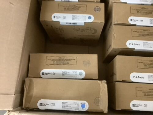 Lot of (10) Bambu Lab PLA 3D Printing Filament