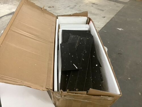 7-Drawer Black Particle Board 25.98in. W Chest of Drawer
