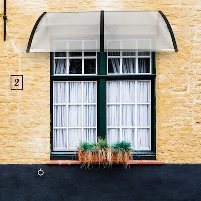 VINGLI 40D x 80W Polycarbonate Window Awning