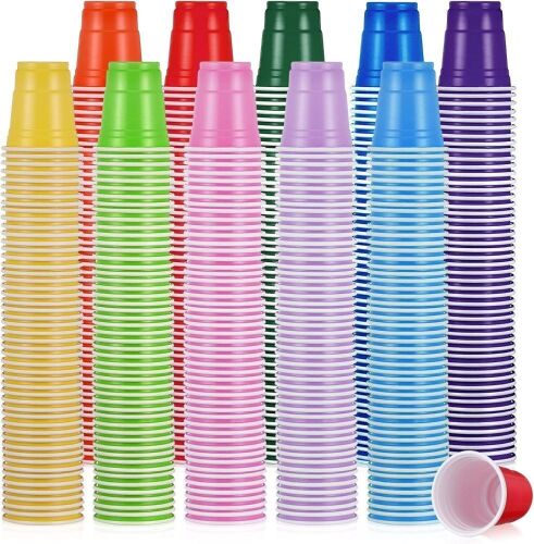 Plastic Disposable Shot Glasses 2oz, 1000pc