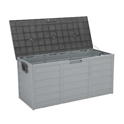 VINGLI 75 Gallon 110lbs Collapsible Outdoor Storage Box