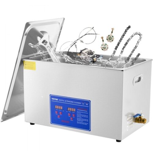 VEVOR 30 L Professional Ultrasonic Cleaner with Digital Timer & Heater, 40kHz