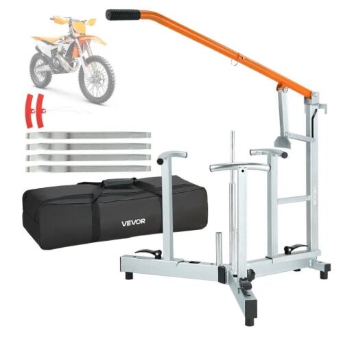 VEVOR Heavy Duty Dirt Bike and Dual Sport Tire Changing Kit, Fits for 406-533 mm Wheels, 15/17/20/25 mm Axles