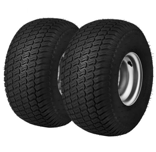 VEVOR 20x8-8" Tubeless Lawn Mower Tires with Rim, 2-Pack