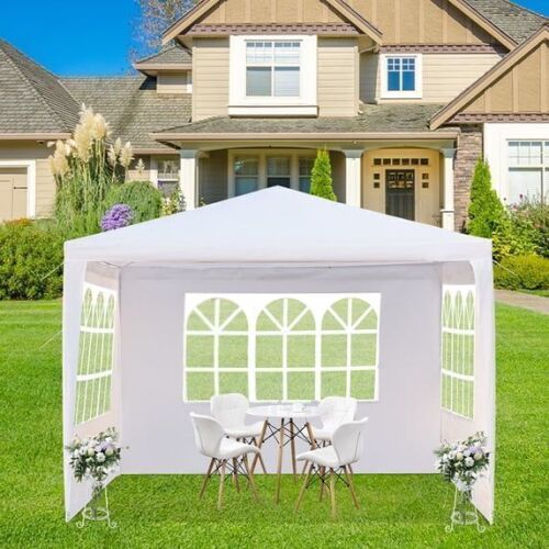 10'x10' Canopy Tent with 3 Sides