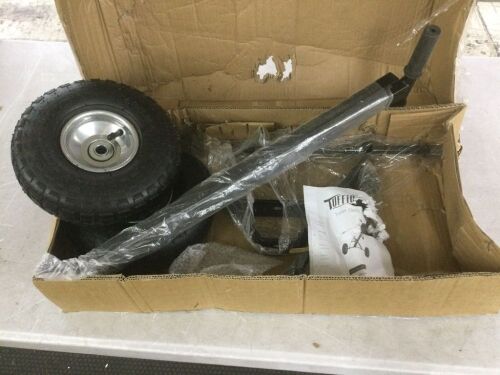 TUFFIOM Trailer Dolly 1 7/8 Ball Hitch Mover, 600 lbs Loading Capacity Tow Dolly with 10-in Solid Tire - Missing Hardware