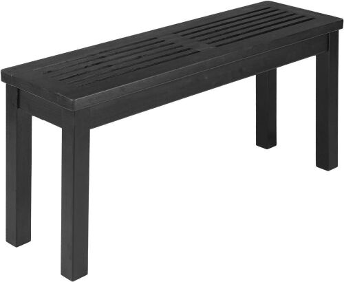 VINGLI Outdoor Wooden Bench, 40”