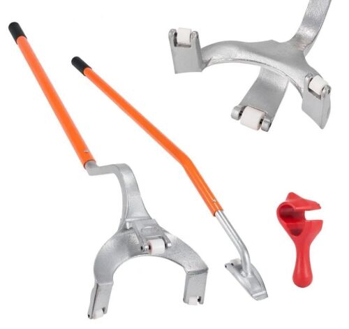 VEVOR 22.5"-24.5" Manual Steel Tire Changer Mount Demount Removal Tool, with Extra Bead Holder, Tubeless Truck Bead Breaker