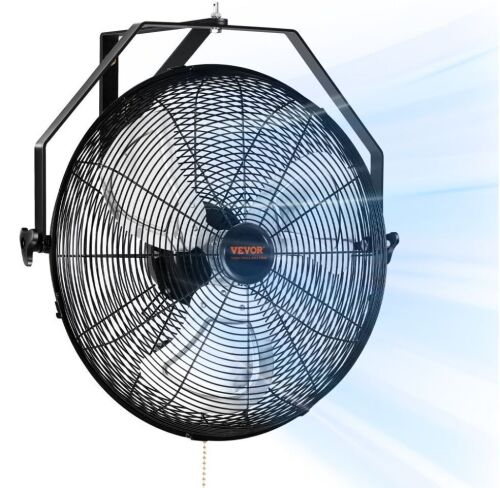 VEVOR Wall Mount Fan, 18 Inch, 3-speed High Velocity Max. 4150 CFM