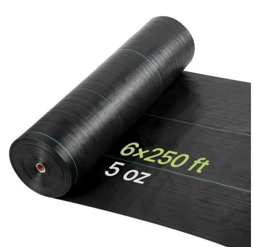 VEVOR Weed Barrier Fabric Heavy Duty, 6x250FT 5oz