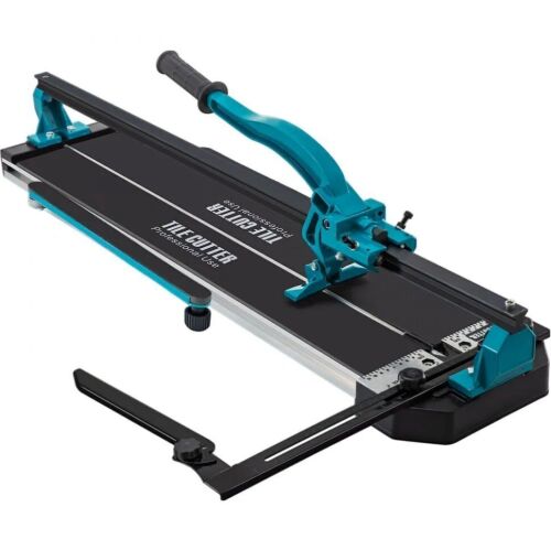 VEVOR 48 Inch Manual Tile Cutter, Single Rail & Double Brackets, 3/5 in Cap with Precise Laser Guide