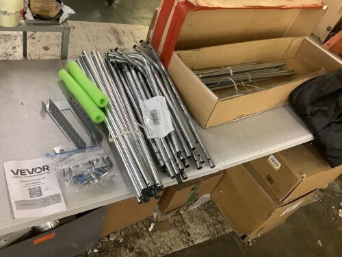 VEVOR Motorcycle Storage Shelter 136 x54 x75 in with Security Lock