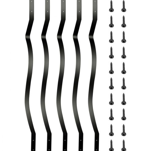 VEVOR Deck Balusters, 32.25" x 1" Metal Deck Spindles, 61 Pack