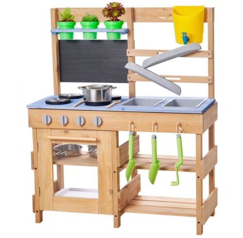 VEVOR Outdoor Wood Mud Kitchen for Kids