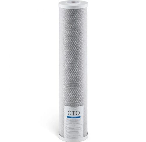 VEVOR Whole House Water Filter Replacement Cartridge, 4.5" x 20" CTO Carbon Block