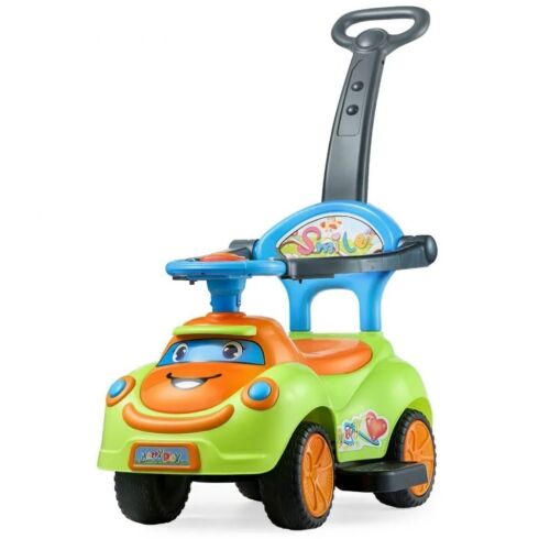 VEVOR Ride On Push Car for Toddler 19 to 36 Months, with Guardrails, Handle & Under-seat Storage, 55 lbs Load Capacity