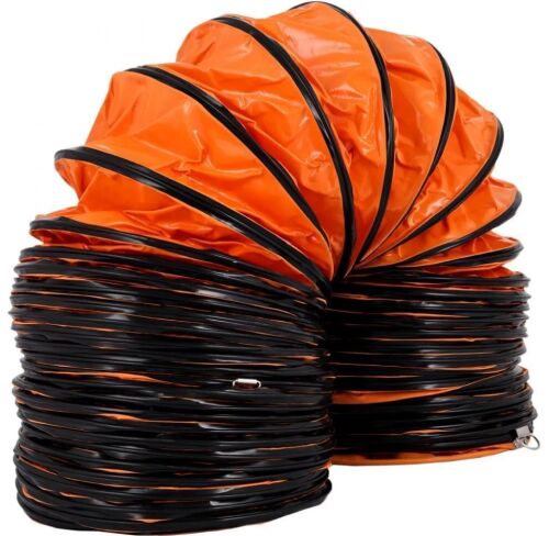VEVOR 16 FT PVC Flexible Duct Hosing for 12 INCH Exhaust Fan