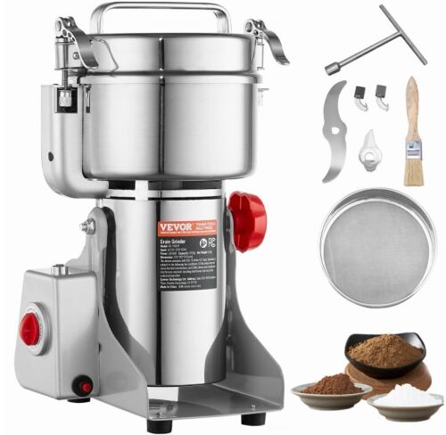 VEVOR 1000g Electric Grain Mill Grinder, 3000W
