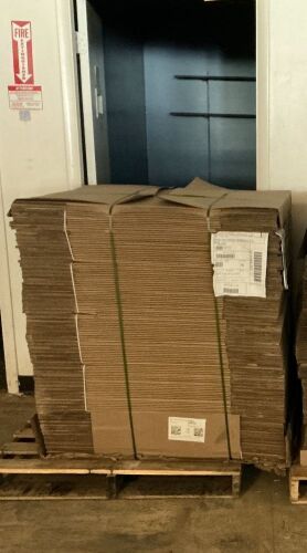 Pallet of Boxes, Quantity 125