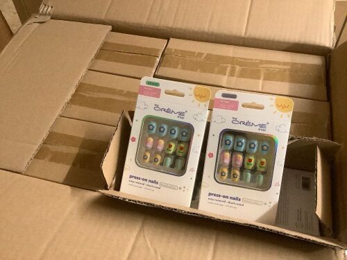 Case of Press-on-nails by The Crème Shop, 144 PCS