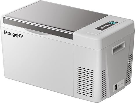 BougeRV 12 Volt Refrigerator With 23 Quart Cover