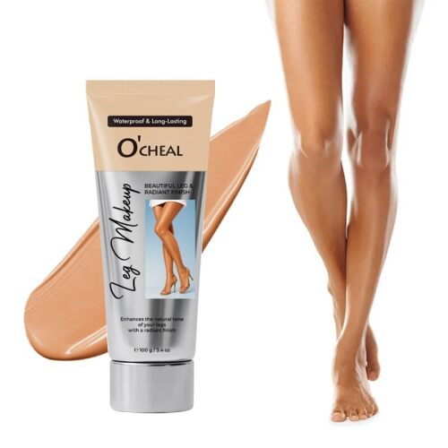 O’CHEAL Waterproof Leg Makeup Cream, No Transfer Tattoo Cover Up&Scar Concealer, Long Lasting Body Foundation for Flawless Skin, Leg Varicose Vein Cover Up, Suitable All Skin Tones