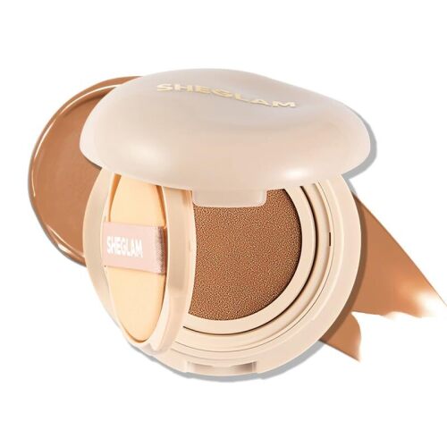 Lock & Go Long-Lasting Cushion Foundation Soft Matte Weightless Waterproof for Flawless Base Makeup (Missing Sponge)